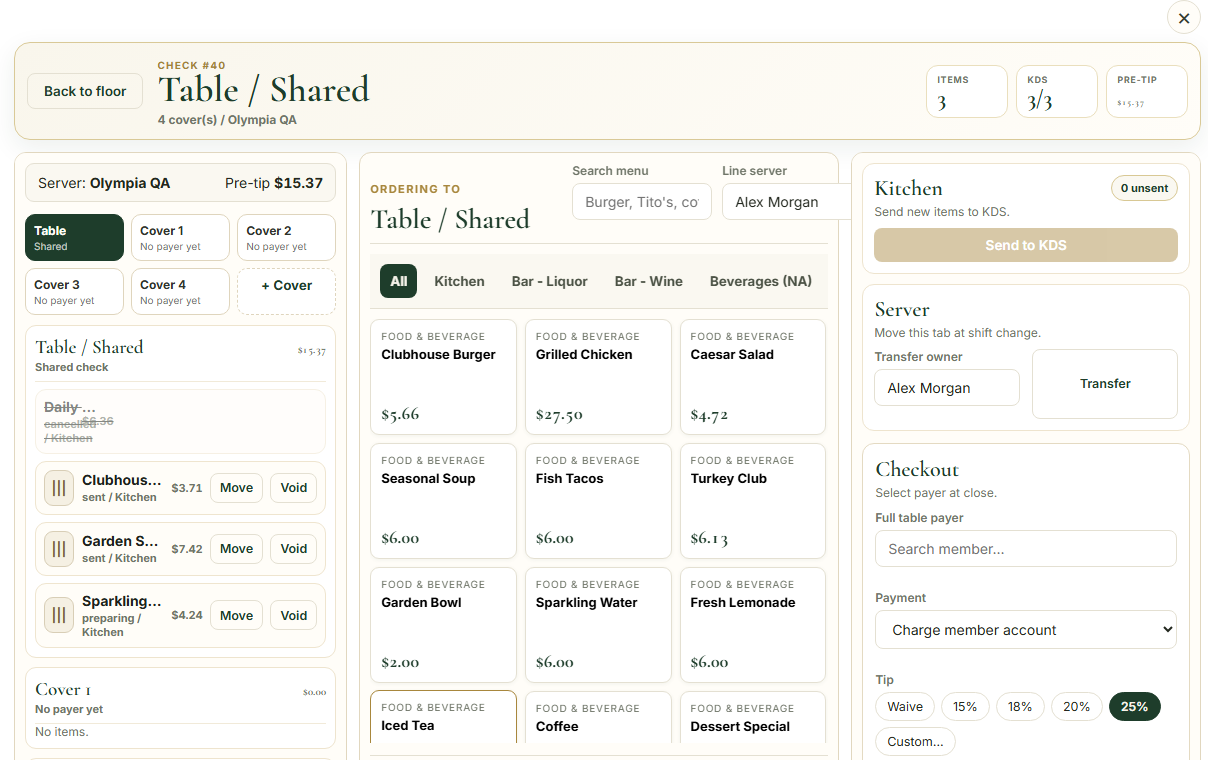 Black Sparrow cover assignment and split-check interface using fictional demonstration data